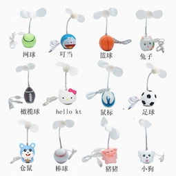 USB风扇 卡通风扇 电脑风扇 动物风扇 广告风扇配套图片
